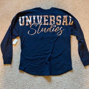 Universal Studios Spirit Jersey Long Sleeve Shirt Small
